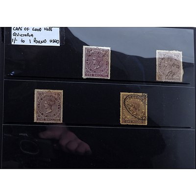 Collection of Cape of Good Hope Queen Victoria Stamps