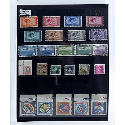 Collection of Costa Rica Mint Stamps