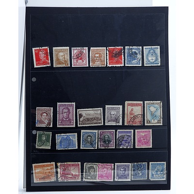 Collection of Argentina & Chile Stamps