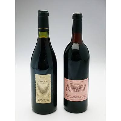 Ursa Major Mornington Peninsula 2003 Pinot Noir and Zuber Estate Victoria 1991 Shiraz (2)