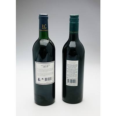Tatachilla 'Partners' 2003 Cabernet Shiraz and Barton & Guestier Reserve 1997 Bordeaux (2)
