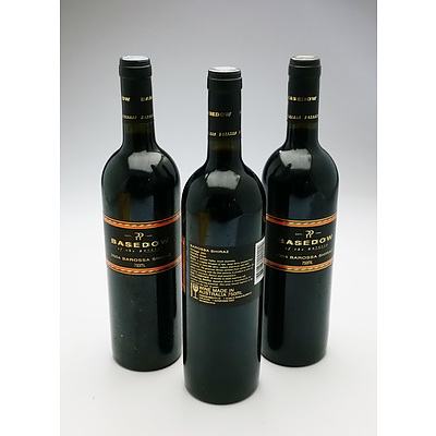 Basedow 2004 Barossa Shiraz - Lot of Three Bottles (3)