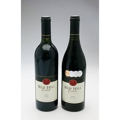 Red Hill Estate 2000 Pinot Noir and 2001 Shiraz (2)