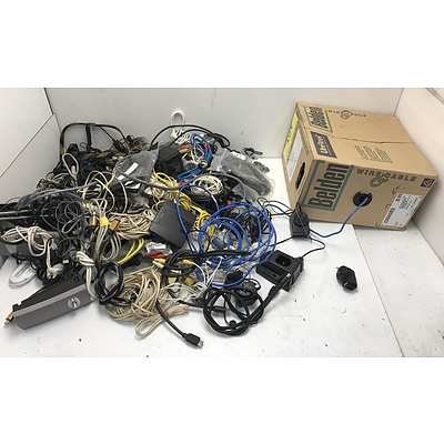 Lot Of Assorted Cables and Accessories