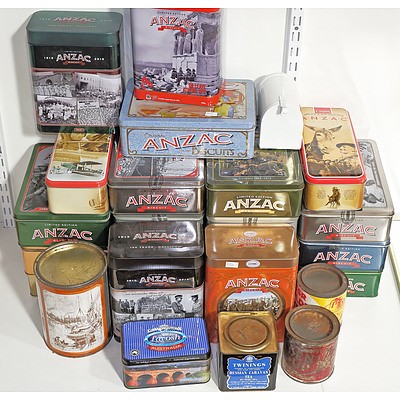 Large Collection of ANZAC and Other Tins