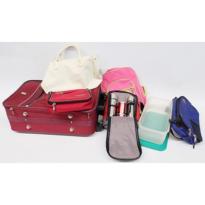 Assorted bags and suitcases