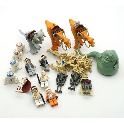 Various Star Wars Lego Figures and Characters