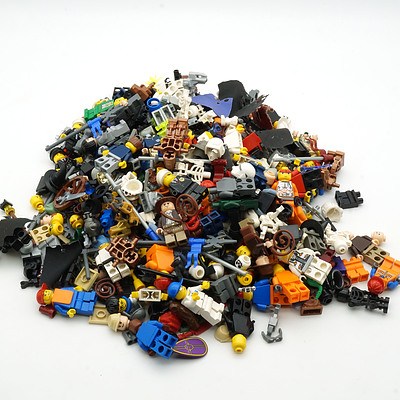 Large Group of Lego Figures and Accessories
