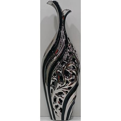Contemporary Ceramic Dried Flower Vase - Brand New