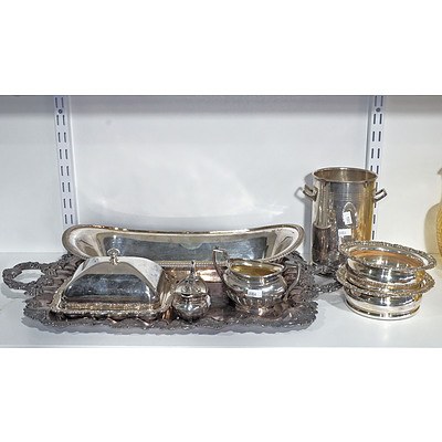 Large Collection of Vintage Silverplate Wares