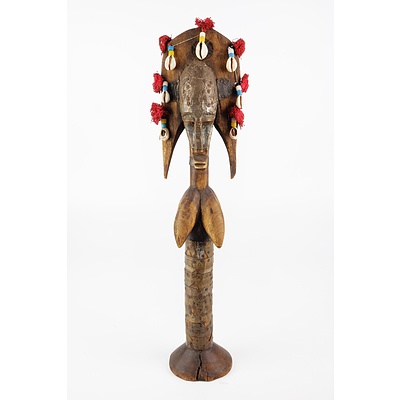West African Ceremonial Doll, Purchased Nairobi Early 1990s