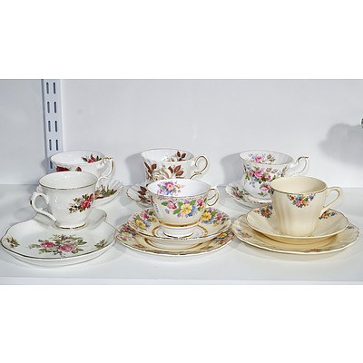 Various English Teacups as Shown