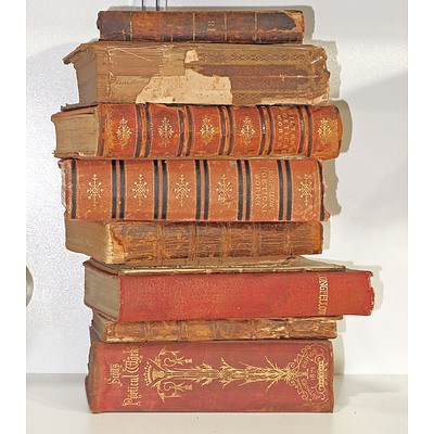 Group of Antiquarian Books, Poetry, Travel Etc