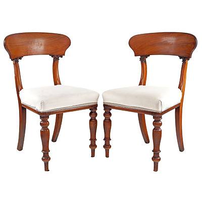 Set of Six William IV Mahogany Dining Chairs Circa 1835