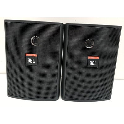 Pair Of JBL Control 23 Professional 2-Way 3-1/2 Inch Indoor/Outdoor Speakers