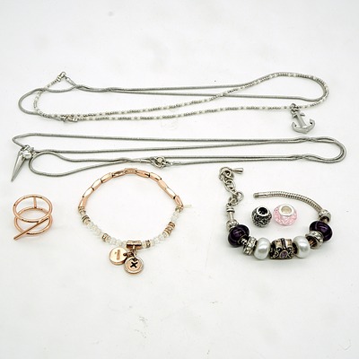 Collection of Costume Jewellery and Charms