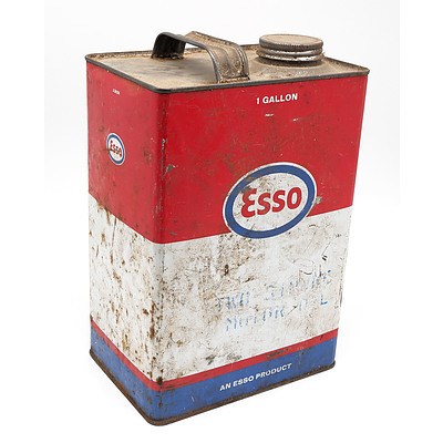 Vintage Esso One Gallon Oil Tin