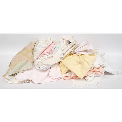Large Box of Towels and Linen
