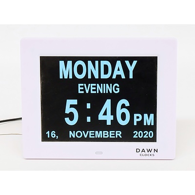Dawn Clocks, Digital Calendar Day Clock