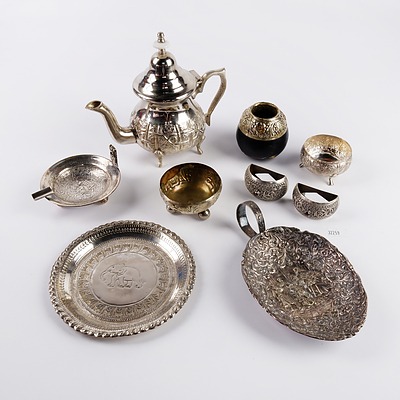 Collection of Exotic and Other Silverware