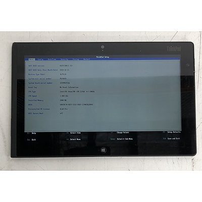 Lenovo ThinkPad Tablet Series 10-Inch Intel ATOM (Z2760) 1.80GHz CPU Tablet