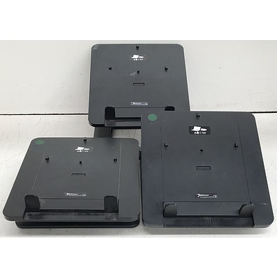 HP (AW661AA) Dual Hinge Notebook Stand - Lot of Three