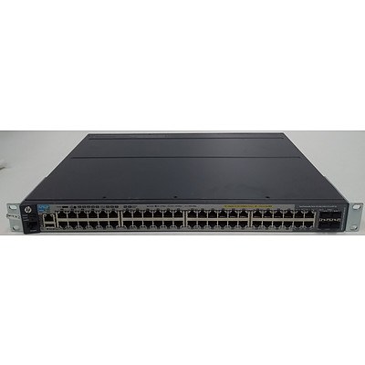 HP (J9729A) 2920-48G-POE+ Switch 48 Port Managed Gigabit Ethernet PoE+ Switch with Stacking module