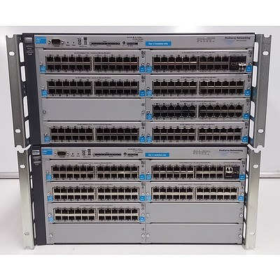 HP (J8773A) ProCurve 4208vl Network Hubs and 12 Gigabit Ethernet Switch Modules