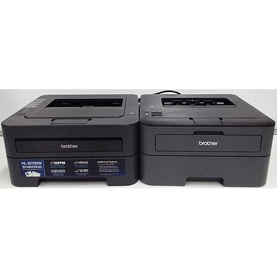 Brother Black & White Laser Multifunction Printer - Lot of Two
