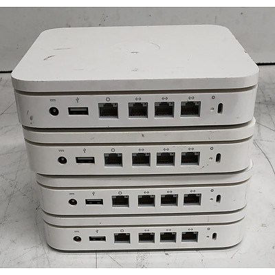 Apple (A1354) Airport Extreme Base Station Wireless Routers (4th Gen) - Lot of Four