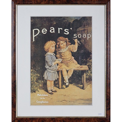 Framed Reproduction Pears Soap Print