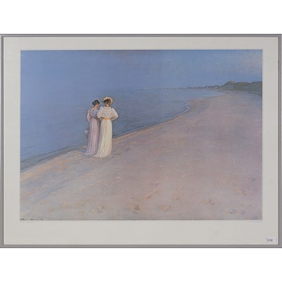 Peter Severin Kroyer, Women on the Beach, Reproduction Print
