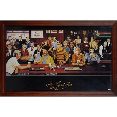 The Legend Bar, Framed Reproduction Print