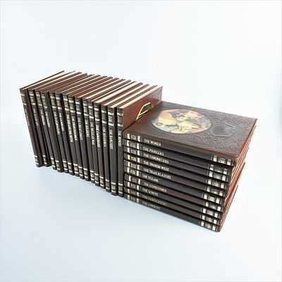 Quantity of 26 Volumes of Time Life The Old West Series, 1978, Hardcover Including The Mexican Wars, The Great Chiefs and More