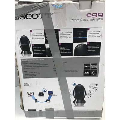 Scoot Egg XSE 100 Wireless High Power 3D Sound System