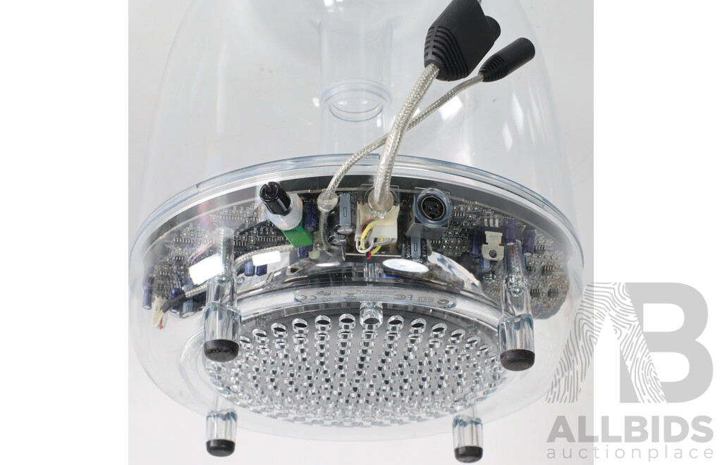Very Futureistic Harman Kardon Soundsticks III Self Powered Satellite Speakers and Subwoofer System, in Original Box