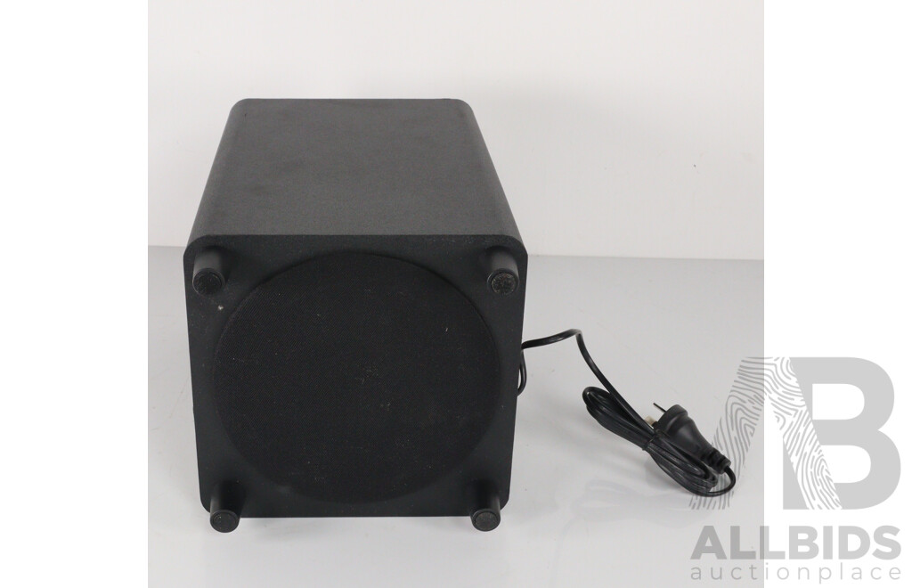 Scott RF 2.4GHz Wireless Subwoofer, Model SBX 10, in Original Box with Instruction Booklet