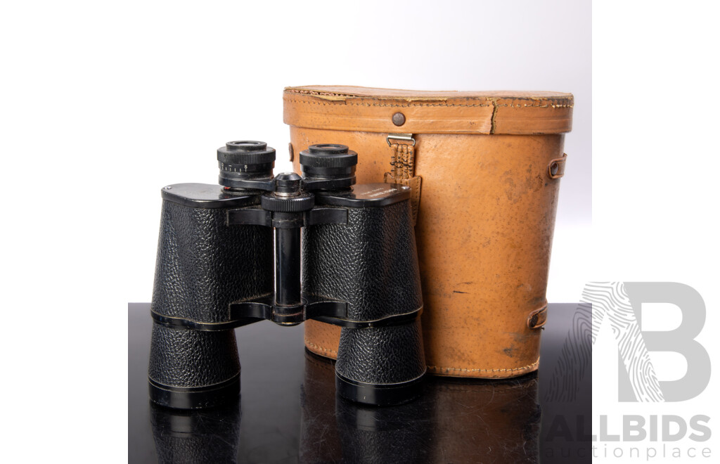 Vintage Set Supe Zenith 16 X 50 Coated Optic, Field 3.5 Degrees,  Field Binoculars, Number 41228