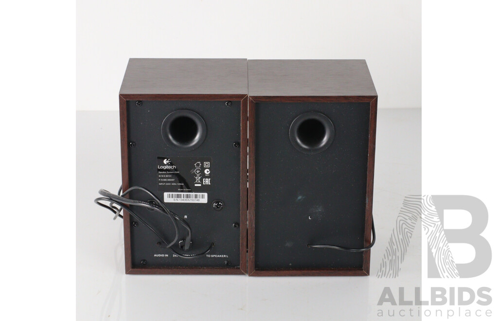 Logitech is 21 Stereo Speakers and Subwoofer, Logitech Z240 Pair Multimedia Speakers, Both in Original Boxes