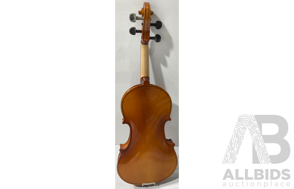 Unnamed Wooden Violin in Hard Case