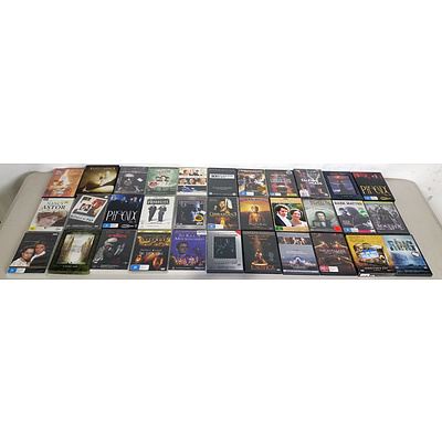 Approximately 50 DVDs Including The Sopranos Box Set