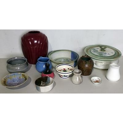 Quantity of Studio and Other Pottery