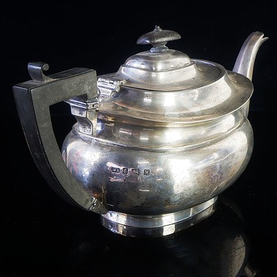 Antique Sterling Silver Teapot - William Adams Ltd Birmingham 1921