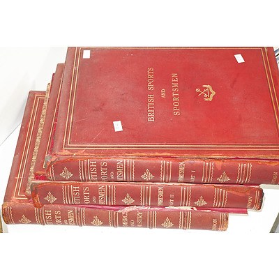 British Sports and Sportsmen of the Past 1930s, 3 Volumes Limited Edition 473 of 1000 Copies