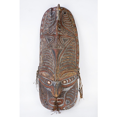 Vintage Papua New Guinea Sepik River Wooden Mask
