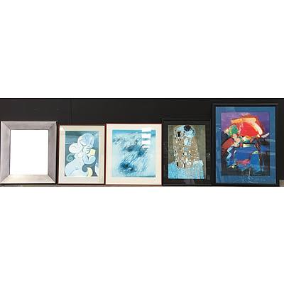 Mirror, Assorted Art and Exhibition Prints - Lot Of 10