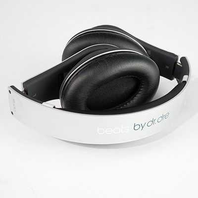 Silver Studio Beats by Dr. Dre Headphones