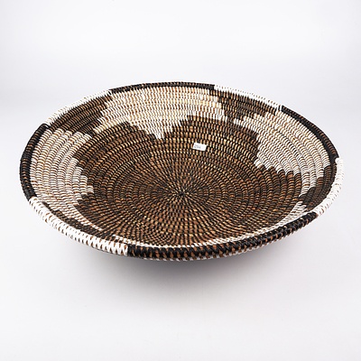 Vintage Tribal Woven Bowl