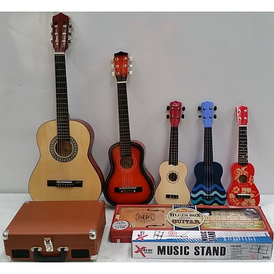 Selection of Musical Instruments and Accessories - Lot of Eight