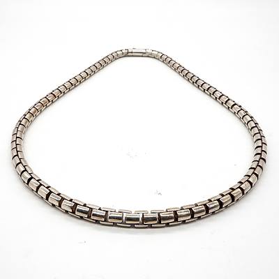 Sterling Silver Round Inserted Link Chain, 170g